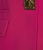 Sonia Rykiel V-Neck Long Sleeve Hardware Button Coordinating Blazer - Image 5