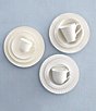 Color:White - Image 2 - Porcelain 4-Piece Place Setting