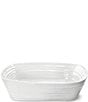 Color:White - Image 1 - Porcelain Rectangular Roasting Dish