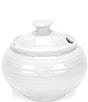 Color:White - Image 1 - Porcelain Sugar Bowl with Lid