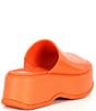 Color:Optimized Orange - Image 2 - Dayspring Slide Leather Platform Sandals