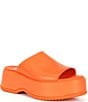 Color:Optimized Orange - Image 1 - Dayspring Slide Leather Platform Sandals