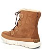 Color:Tan - Image 3 - Women's Explorer II Joan Lace-Up Waterproof Suede Cold Weather Boots