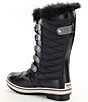 Color:Black/Quarry - Image 3 - Girls' Waterproof Winter Faux Fur Tofino II Boots (Youth)