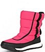 Color:Cactus Pink/Black - Image 4 - Girls' Whitney II Puffy Mid Waterproof Cold Weather Boots (Youth)
