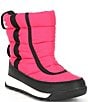 Color:Cactus Pink/Black - Image 1 - Girls' Whitney II Mid Waterproof Cold Weather Boots (Toddler)