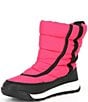 Color:Cactus Pink/Black - Image 4 - Girls' Whitney II Mid Waterproof Cold Weather Boots (Toddler)