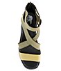 Color:Olive Shade/Black - Image 5 - Joanie III Sport Platform Wedge Sandals