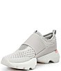 Color:Dove - Image 4 - Kinetic Impact Strap Platform Sneakers