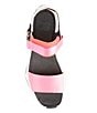 Color:Nico Sea Salt - Image 5 - Kinetic Impact Y-Strap Leather Chunky Sole Platform Dad Sandals