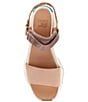 Color:Honest Beige Chalk - Image 5 - Kinetic Impact Y-Strap Leather Chunky Sole Platform Dad Sandals