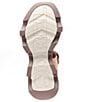 Color:Honest Beige Chalk - Image 6 - Kinetic Impact Y-Strap Leather Chunky Sole Platform Dad Sandals