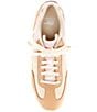 Color:Honest Beige/Whitened Pink - Image 5 - ONA Blvd Classic Waterproof Leather Retro Sneakers