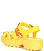 Color:Yellow Ray/Pilsner - Image 3 - ONA™ Streetworks Crocodile Embossed Fisherman Chunky Sandals