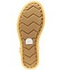 Color:Honey White/Yellow Ray - Image 6 - Ona Streetworks Go-To Flat Leather Chunky Sandals