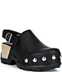 Sorel Roam'N RVT Leather Studded Detail Slingback Clogs - Image 1