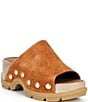 Sorel Roam'N Suede Platform Slide Sandals - Image 1