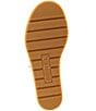 Sorel Sunpeak Leather Slide Raffia Wedge Platform Sandals - Image 6