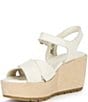 Sorel Sunpeak Wedge Ankle Strap Leather Platform Sandals - Image 4