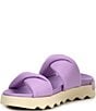 Color:Euphoric Lilac - Image 4 - Vibe Puff Twist Leather Platform Slide Sandals