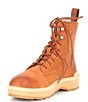 Color:Scorch/Tawny Buff - Image 4 - Women's Hi Line Lace Waterproof Leather Platform Boots