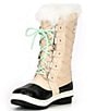 Color:Fawn/Sea Sprite - Image 4 - Women's Tofino II Faux Fur Lace-Up Waterproof Cold Weather Boots