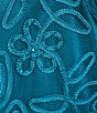 Color:Teal - Image 5 - Plus Size Lace V-Neck 2-Piece Duster & Dress Set