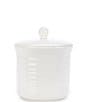 Color:White - Image 2 - Simplicity Collection Glazed White Canister