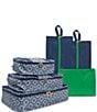 Southern Living 6-Piece Travel Packing Cube Set, Color:Navy - Image 1