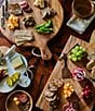 Southern Living Acacia Round Snack Plates, Set of 4, Color:Brown - Image 3