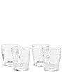 Color:Clear - Image 1 - Acrylic Valencia Textured Double Old-Fashioned Glasses, Set of 4
