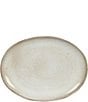 Color:White - Image 1 - Astra Collection Glazed Oval Platter, Boxed