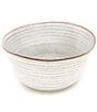 Color:White - Image 1 - Astra Collection Glazed Stoneware Serving Bowl