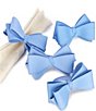 Southern Living Blue Bow Napkin Rings, Set of 4, Color:Blue - Image 1