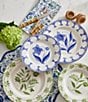 Southern Living Genevieve Collection Blue Hand Painted Salad Plate, Color:Blue - Image 4