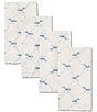 Southern Living Blue White Bow Napkins, Set of 4, Color:Blue - Image 1