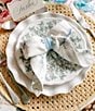 Southern Living Blue White Bow Napkins, Set of 4, Color:Blue - Image 2
