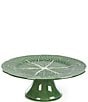 Southern Living Cabbage Cake Stand, Color:Green - Image 1