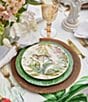 Color:Green - Image 2 - Cabbage Dinner Plates, Set of 2