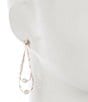 Southern Living x Borrowed & Blue Multi Pearl 3 Row Orbital Drop Earrings, Color:Gold/Pearl - Image 2