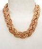Southern Living Braided Chain Statement Necklace - Image 1