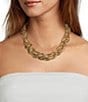 Southern Living Braided Chain Statement Necklace - Image 2