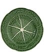 Southern Living Cabbage Round Platter, Color:Green - Image 1