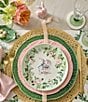 Southern Living Cabbage Round Platter, Color:Green - Image 2