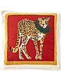 Southern Living Cheetah Framed Decorative Square Pillow - Image 1