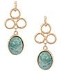 Southern Living Circle Drop Earrings - Image 1