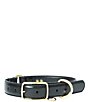 Color:Black - Image 1 - Classic Leather Dog Collar