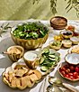 Southern Living Cluster Gold Scallop Dip Bowls, Set of 3, Color:Gold - Image 2