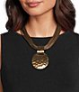 Southern Living Cord Torsade Short Statement Pendant Necklace - Image 2