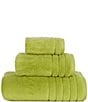 Southern Living Turkish Cotton & Modal Bath Towels, Color:Dark Citron - Image 1